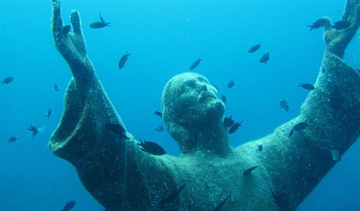 Christ of the Abyss, Italy